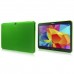 Samsung Galaxy Tab 4 10.1" - TPU Soft Protective Tablet Cover Case - Clear Matte Green